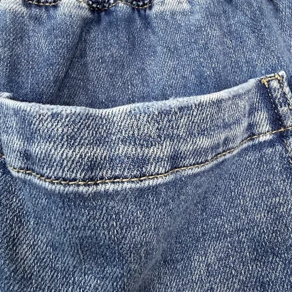 Maurices Pull On Denim Shorts Elastic Waist Comfort Casual‎ Summer Size 18W - Picture 7 of 11